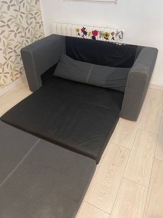 Sofá Cama IKEA ASKEBY 2 Plazas Gris