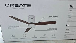 Ventilador Techo Wind Calm Create Madera
