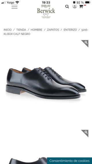 Zapatos de vestir Berwick Negro T43