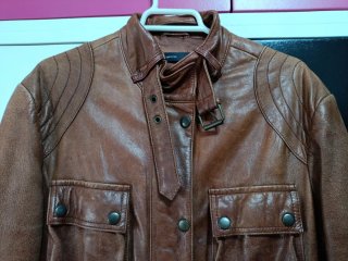 Chaqueta Cuero Vintage Unisex Cortefiel