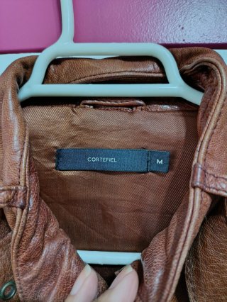 Chaqueta Cuero Vintage Unisex Cortefiel