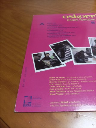 Vinilo Oskorri - Badok Hamairu (1992)