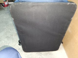 Transportín Plegable para Mascotas Azul/Negro