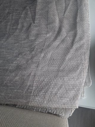 Tela para cortinas beige siete metros