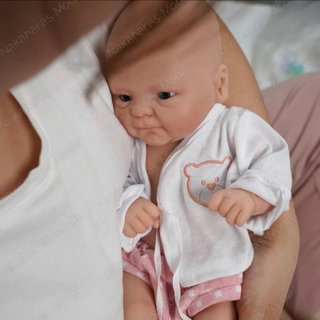 Muñeca reborn bebé silicona flexible