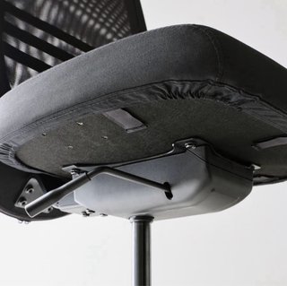 Silla de oficina Flintan negra
