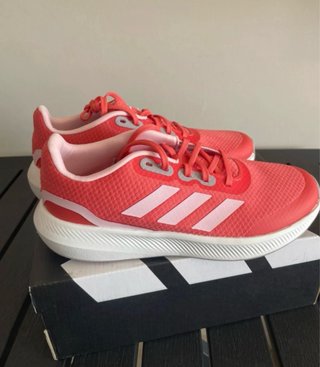 Adidas Scarpe da Ginnastica Rosa/Rosso Taglia 38.5