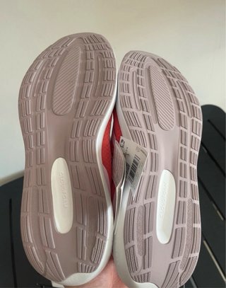 Adidas Scarpe da Ginnastica Rosa/Rosso Taglia 38.5