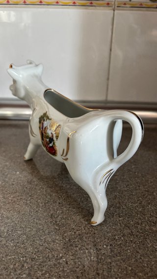 Jarra Leche Vaca Vintage Galicia Souvenir