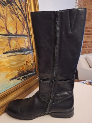 Botas altas K&Q negras