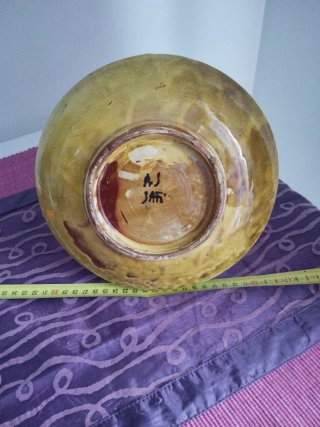 Jarrón de cerámica decorado Safi ( Marruecos)