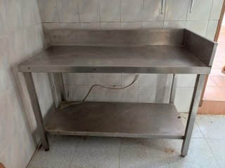 Mesa de trabajo acero inoxidable