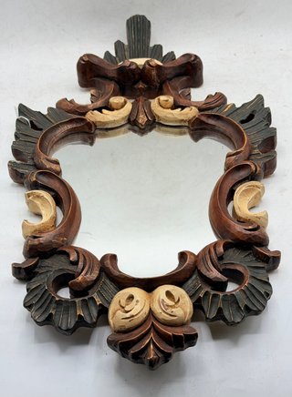 Specchio Barocco Artigianale in Resina