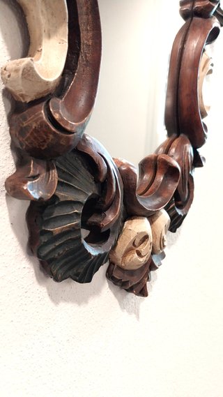 Specchio Barocco Artigianale in Resina