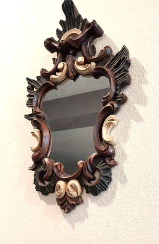 Specchio Barocco Artigianale in Resina