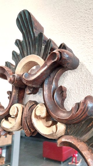 Specchio Barocco Artigianale in Resina