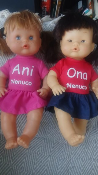 Muñecas Nenuco Ani y Ona