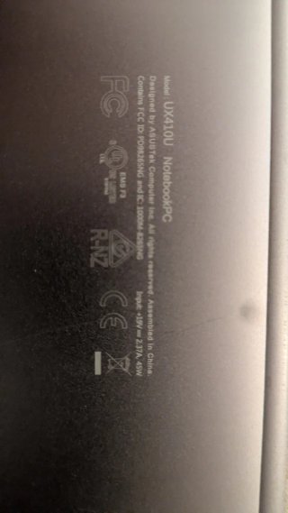Portátil Asus i7 Plata/Negro