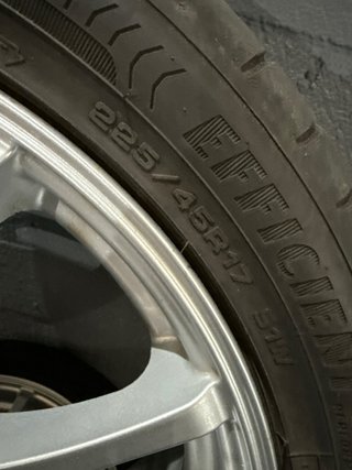 Llantas DEZENT 17 + Neumáticos Goodyear