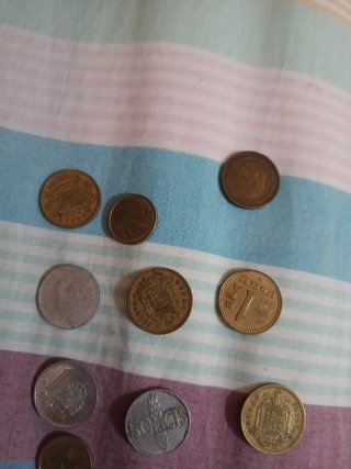 Lote de monedas antiguas