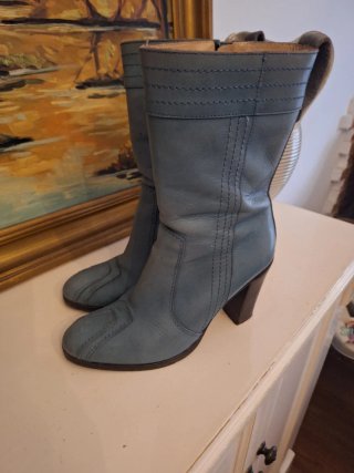 Botas de tacón Diesel azules