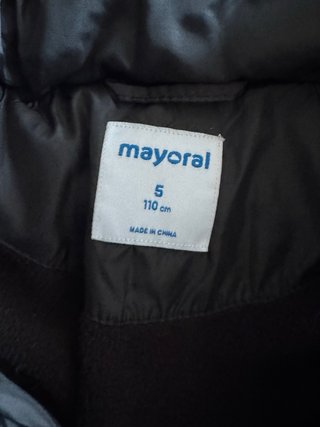 Chaqueta infantil talla 110