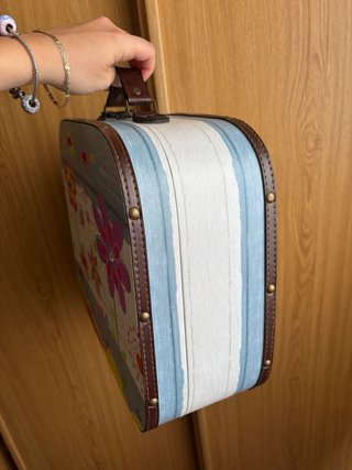 Valigia per bambini con stampa floreale