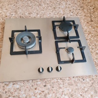 Placa de gas 3 fuegos