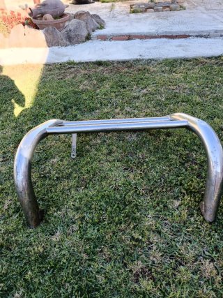 Defensa coche cromada