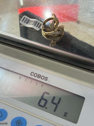 Anillo Serpiente Oro 18k Circonitas