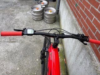 Bicicleta Trek Eléctrica Roja