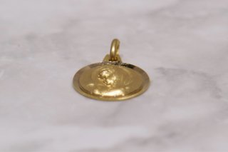 MEDALLA VIRGEN NIÑA, ORO 18K/1.9g