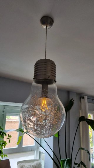Lámpara Colgante Bombilla Gigante