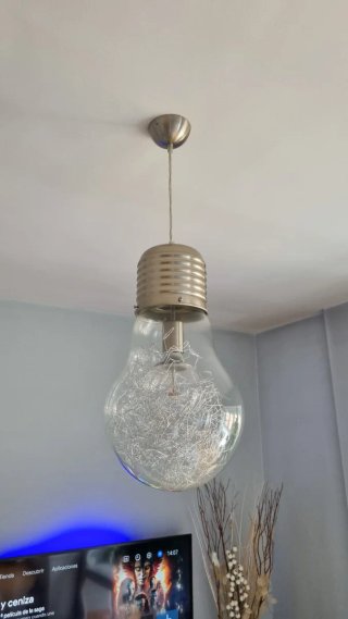 Lámpara Colgante Bombilla Gigante