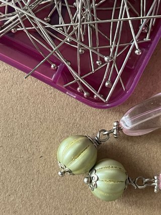 50 Chiodini a Pallina per Creazioni Bijoux