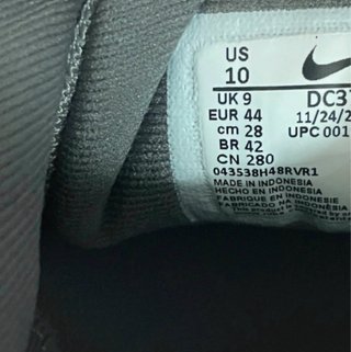 Scarpe Nike Uomo Taglia 44 Grigio Bianco