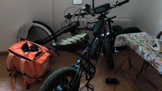 Bicicleta Eléctrica Fat Bike Negra