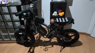 Bicicleta Eléctrica Fat Bike Negra