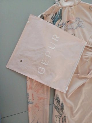 Vestito Gepur rosa/beige taglia XS