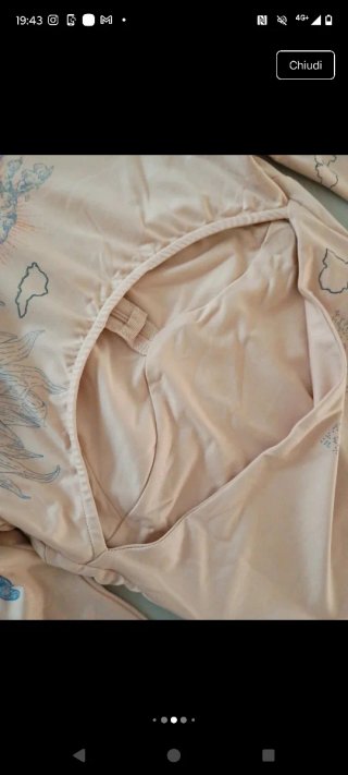 Vestito Gepur rosa/beige taglia XS