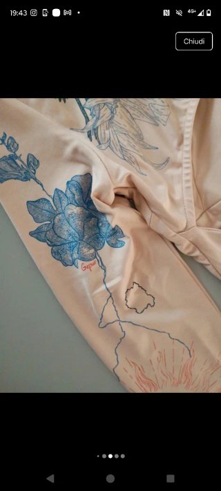 Vestito Gepur rosa/beige taglia XS