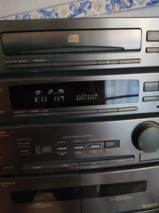 Equipo de música Pioneer CD/Sintonizador/Casetera