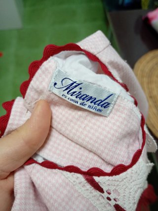 Vestido Miranda rosa con encaje