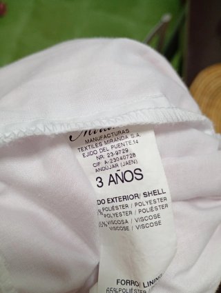 Vestido Miranda rosa con encaje