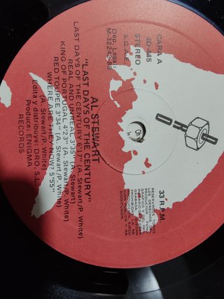 Vinilo Al Stewart Last Days of the Century