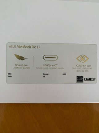 Asus Vivobook Pro 17 F705UQ - Blanco