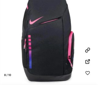 Mochila Nike Elite Negra y Blanca