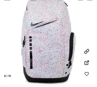 Mochila Nike Elite Negra y Blanca