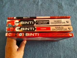 Binti. Nnedi Okorafor. Trilogía+Fuego Sagrado.