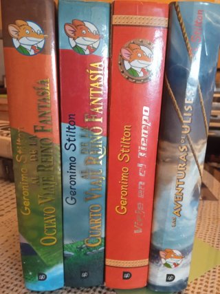 g.stilton, cuatro libros de tapa dura, 10€ la unid